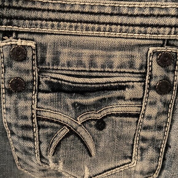 Frankie Malone Jeans women's 38 denim blue‎ bootcut - Picture 3 of 16